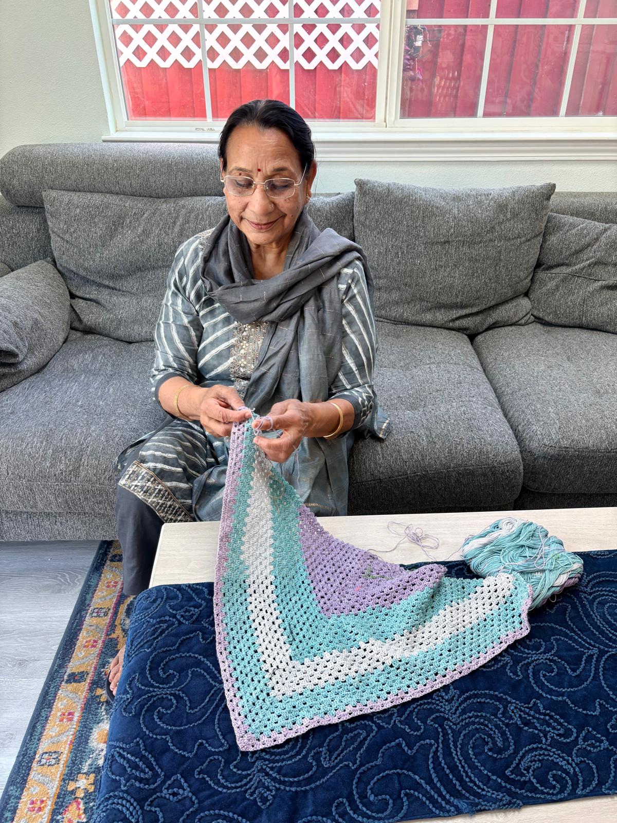 Nani knitting with love